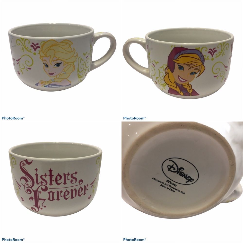 Disney Frozen Elsa Anna Sisters Forever Mug Cup 24